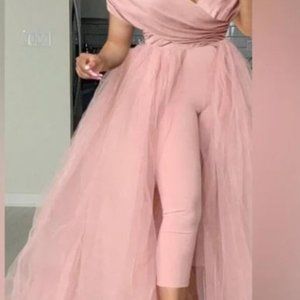 Cat Suit with Tulle Skirt